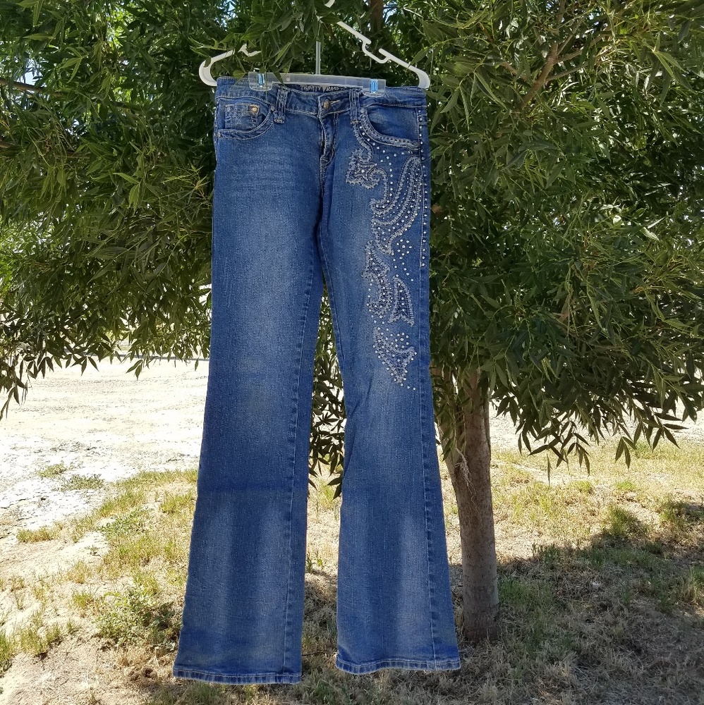 Boot Cut Blue Jeans